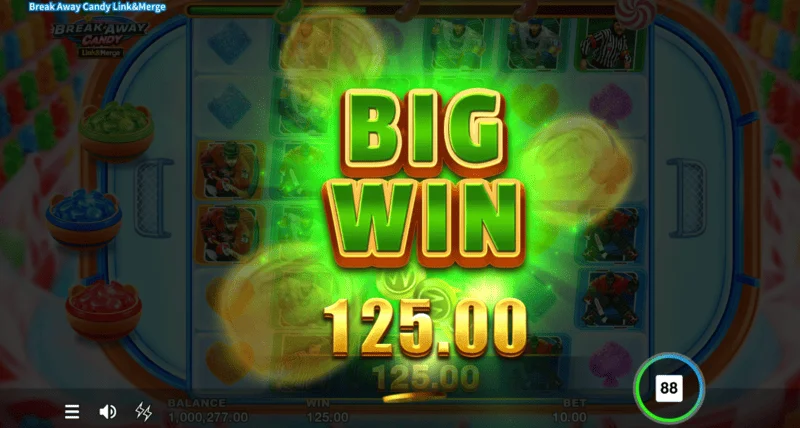 Break Away Candy - osvojen Grand Jackpot x5000 od uloga